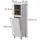 Vicco Elnor Midischrank 30 x 105 cm Weiß/Eiche