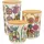 Wenko Vorratsdosen Mod. Garden 15 x 10 x 10 cm 2,15 l 3-teiliges Set