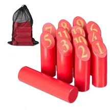 Relaxdays Kubb Wikingerspiel mit Tasche