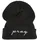 Mister Tee Pray Embroidery Beanie Schwarz
