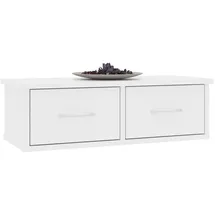 vidaXL Wandregal 60 x 26 x 18,5 cm Weiß