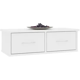 vidaXL Wandregal 60 x 26 x 18,5 cm Weiß