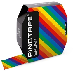 Pino Kinesiologie-Tape Pinotape Sport Kinesiologie Tape Pride Regenbogen 5 cm x 31 m (1-St)
