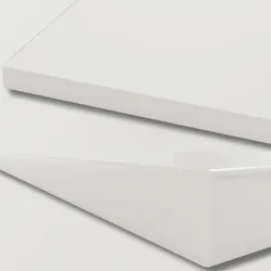 Bisley Tischplatte 140x80 cm in lichtgrau, Schreibtischplatte aus Holz, Holzplatte, Spanplatte kratzfest beschichtet mit ABS-Kante für DIY Homeoffice