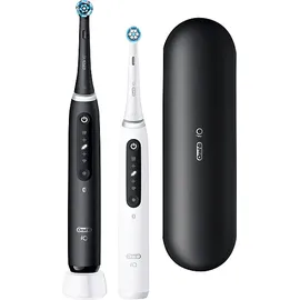 Oral-B iO Series 5 matte black + 2. Handstück matte white + Reisetui