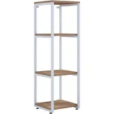 VCM Badezimmerregal, Badmöbel Hochschrank Bad Regal Bitila L