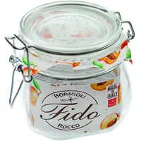 Weck Bormioli Rocco Fido 4309 Drahtbügelgläser, 560ml Kapazität, 6