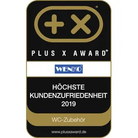 Wenko Ersatzbürstenkopf für WC-Garnituren Schwarz