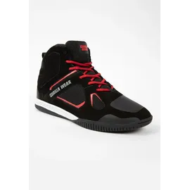 Gorilla Wear Troy High Tops Sneakers - Schwarz/Rot – 38 - Schwarz