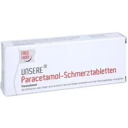Unsere Paracetamol Schmerztabletten