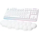 Logitech G715 Lightspeed Gaming Keyboard, TKL, GX-BROWN, Aurora weiß, USB/Bluetooth, UK (920-010463)