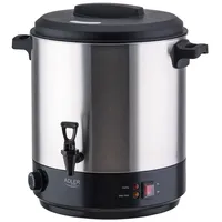 Adler AD 4538 Einkochautomat 28L, elektrischer Edelstahl Einkochtopf mit Zapfhahn, Warmhaltefunktion, 30-110 °C, Glühweinkocher, Getränkespender, Suppenwärmer, 3000W