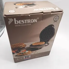 Bestron Mini Waffeleisen Hellbeige