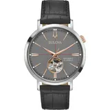 Bulova - Armbanduhr - Herren - Classic Automatik - 98A187 - Schwarz/Grau