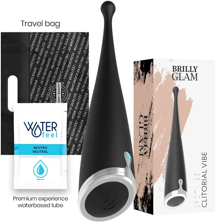 BRILLY GLAM - SPOT VIBE CLITORIAL BLACK