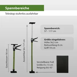 Baumarktplus Türspanner Zargenspanner 57 - 117 cm