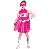 Wicked Costumes Superhelden-Kostüm für Mädchen (8–10 Jahre)