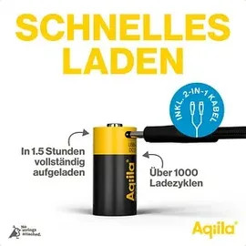 aqiila Akku Spezial-Akku CR-123A Li-Ion 3 V 750 mAh 2 St.