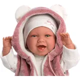 Llorens Baby-Puppe Llorens RN Mimi Smile 40 cm - Rosa