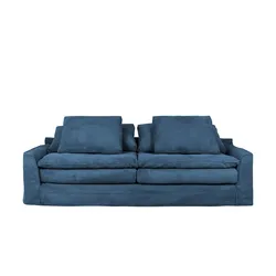 SOHO Sofa 3-sitzig  Sarvika ¦ türkis/petrol ¦ Maße (cm): B: 233 H: 95 T: 114