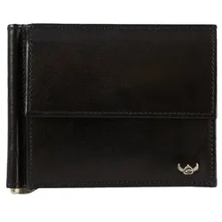 Golden Head Colorado Geldbörse RFID Leder 11 cm mit Geldscheinklammer schwarz