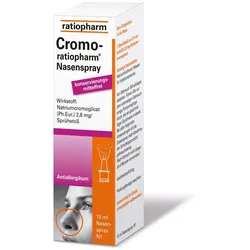Cromo ratiopharm Nasenspray Heuschnupfen 15 ml