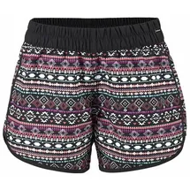 LASCANA Badeshorts Damen Schwarz/Mehrfarbig 48