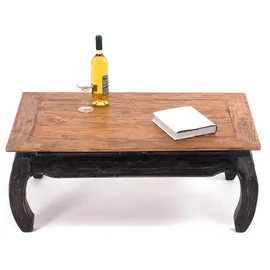 DESIGN DELIGHTS Opiumtisch Schwarz Mahagoni 100 x 60 x 41 cm