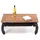 DESIGN DELIGHTS Opiumtisch Schwarz Mahagoni 100 x 60 x 41 cm
