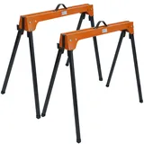 holmwerk® 2x Arbeitsbock Klappbock Gerüstbock Sägebock - 1000 kg Traglast