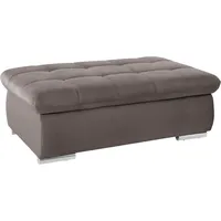 DOMO collection Hocker »Mona«, mit Stauraumfach, grau