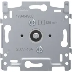 Niko Züblin 170-04900 Sockel für zweipoligen Timer, einstellbar bis 120 min, 16 A/250 Vac, Schraubbefestigung 17004900