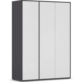 Rauch Drehtürenschrank Nabila 140 x 194 x 53 cm Grau