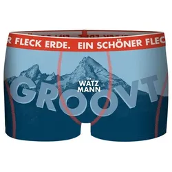 Ein schöner Fleck Erde Boxershorts DER Watzmann Groovt Hellblau blau XXL
