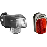 Büchel Akku-Lichtset Ahead 35 35 Lux Frontlicht + Z-Fire Micro Rücklicht USB-C Li-Ion Akku STVZO zugelassen