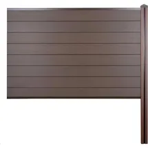 MCW Windschutz Savoie 188 cm braun WPC