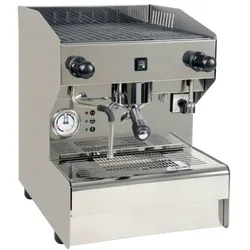 Siebträger - Espressomaschine MILANO  1 Gr. Semi-Autom. - Edelstahlausführung