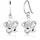 Elli Ohrhänger Frangipani Blüte weiß 925 Silber onesize