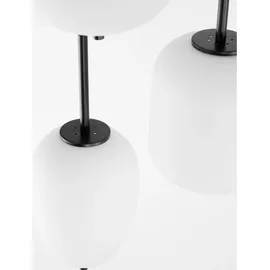 Nova Luce Lato 1-flg. 60 cm schwarz, weiß