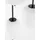 Nova Luce Lato 1-flg. 60 cm schwarz, weiß