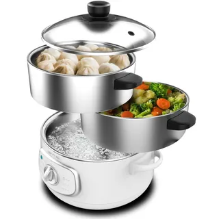 Cecotec Dampfgarer Vapovita SteelPot 1300W 10L