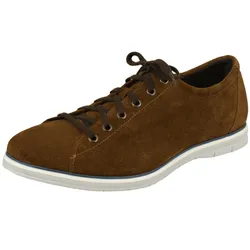 Schnürschuh LUI BY TESSAMINO "Domenico", Herren, Gr. 44, braun, Leder, elegant, Schuhe Schnürschuh, im sportlichen Design