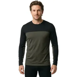 Icebreaker Merino Blend 125 Cool-lite Sphere Colour Block Dark Loden/Black/Cb XXL