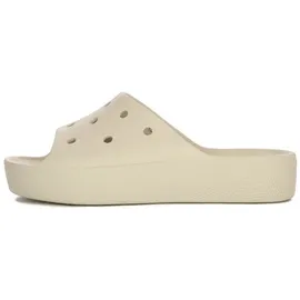 Crocs Classic Platform Slide - Bone, 39-40