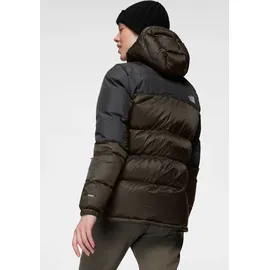 The North Face Outdoorjacke Diablo DOWN Hoodie Jacket Damen, SMOKEY BROWN BLACK heat), Größe XS