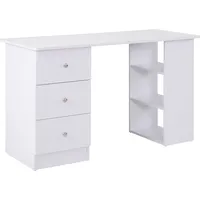 Homcom Computerschreibtisch 120 x 49 x 72 cm Weiß