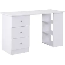 Homcom Computerschreibtisch 120 x 49 x 72 cm Weiß