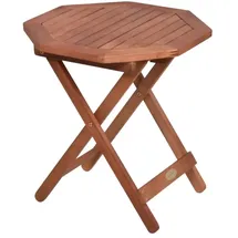 deluke Balkontisch NASSAU Achteckig 46 x 46 x 50 cm Braun