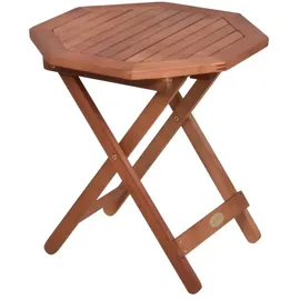 deluke Balkontisch NASSAU Achteckig 46 x 46 x 50 cm Braun