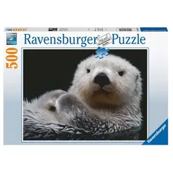 Ravensburger Puzzle - Süßer kleiner Otter - 500 Teile Puzzle